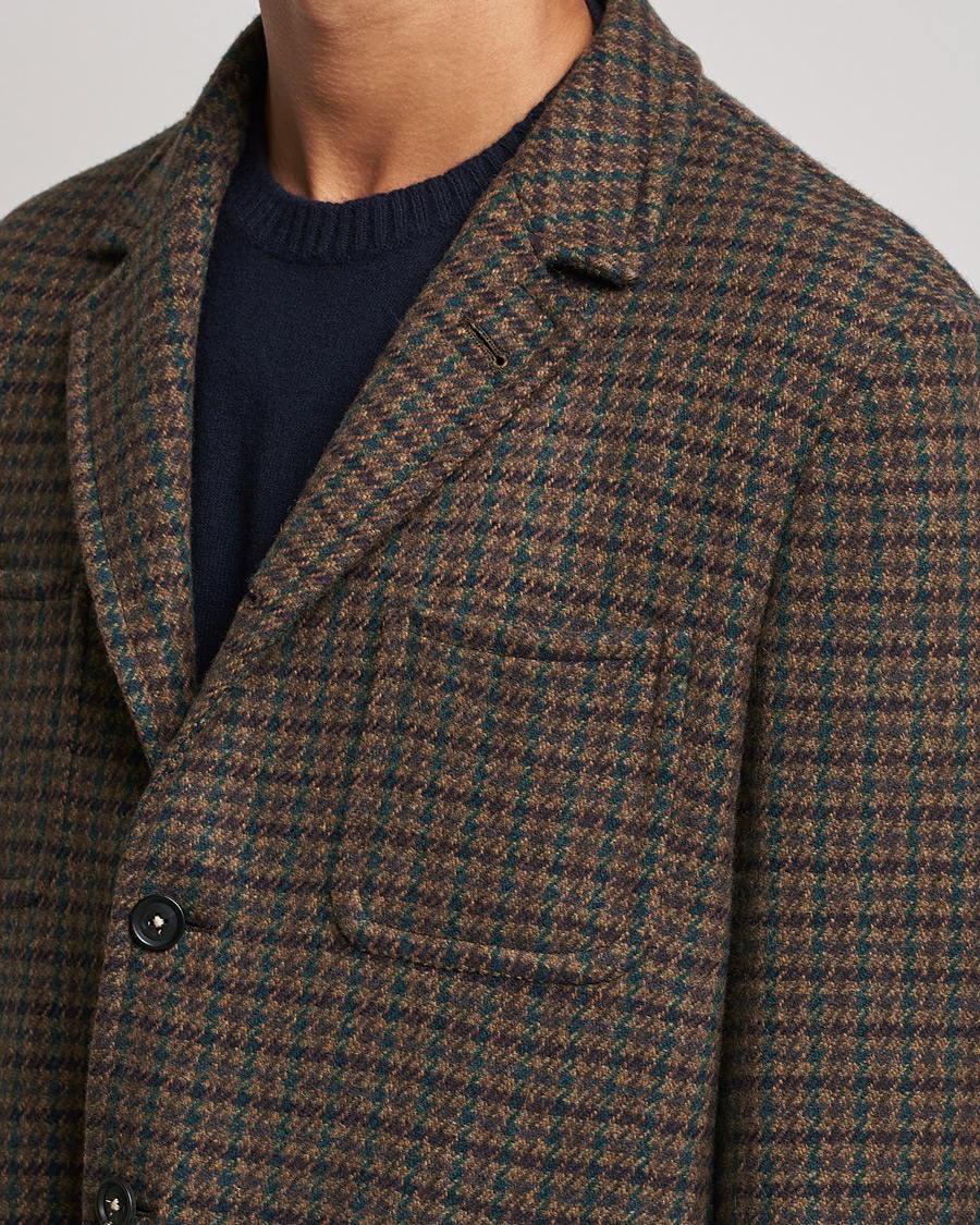 Herr | Jackor | Massimo Alba | Soft Tweed Jacket Bosco Check