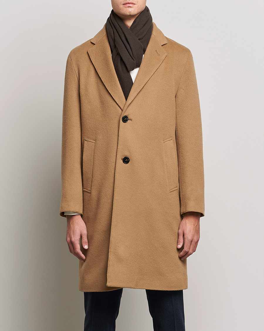 Herr | Jackor | Mackintosh | New Stanley Wool/Cashmere Coat Beige