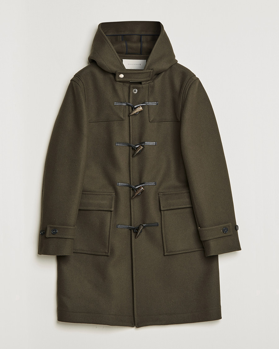 Herr | Jackor | Mackintosh | Weir Duffle Coat Dark Olive