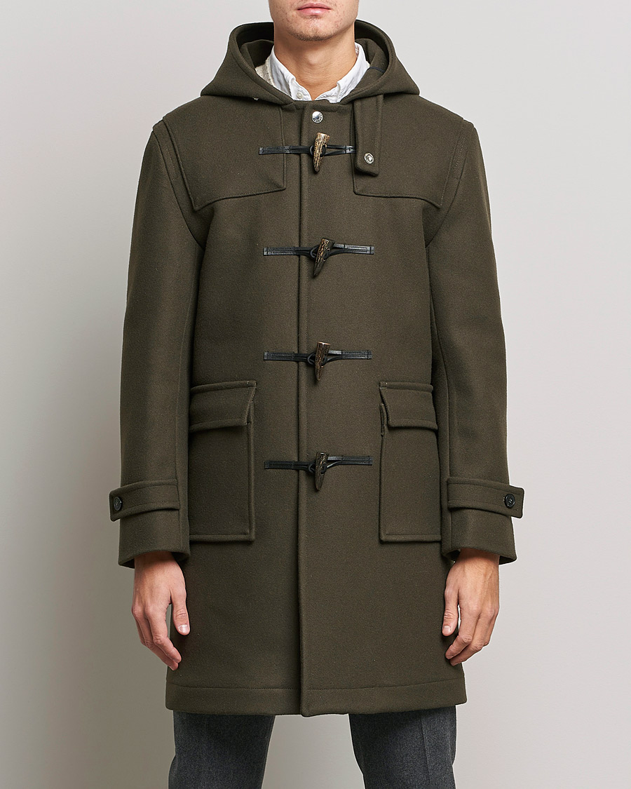 Herr | Jackor | Mackintosh | Weir Duffle Coat Dark Olive