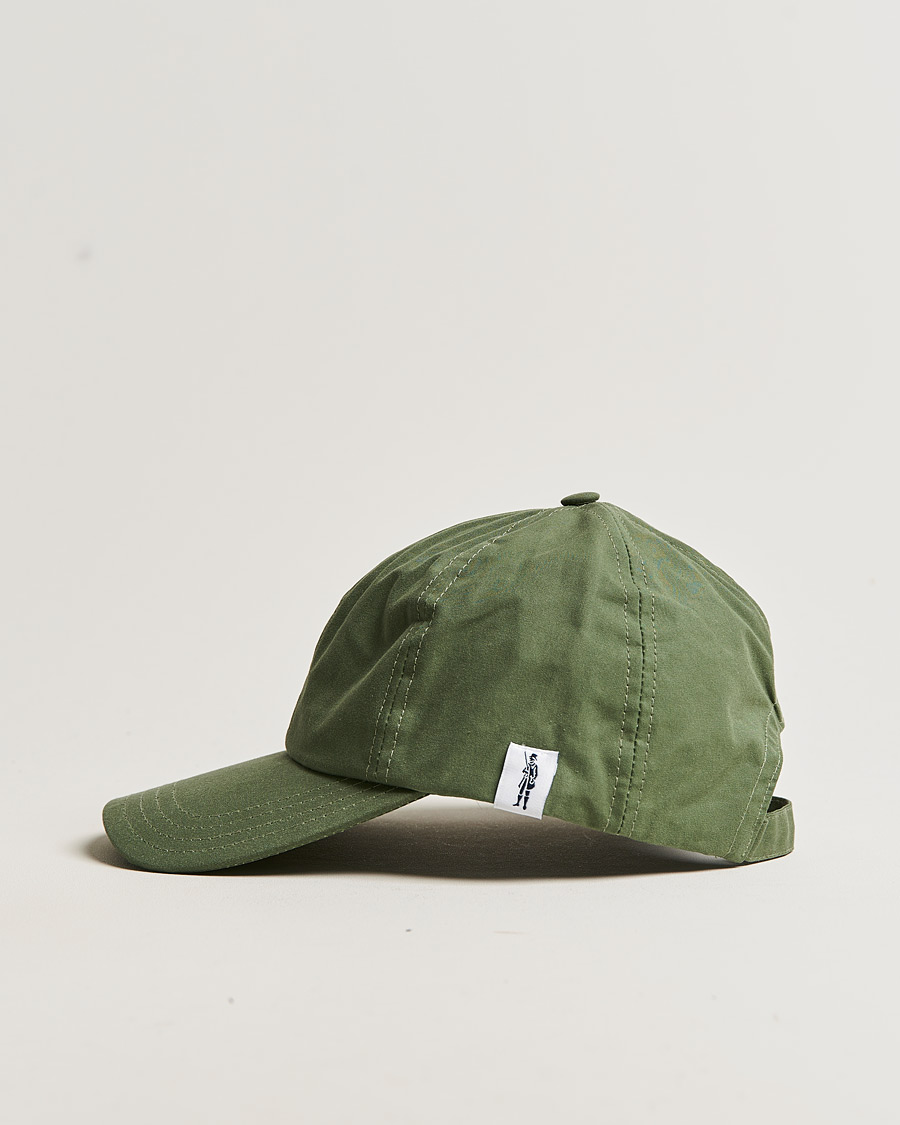 Herr | Mackintosh Tipping Baseball Cap Winter Moss | Mackintosh | Tipping Baseball Cap Winter Moss