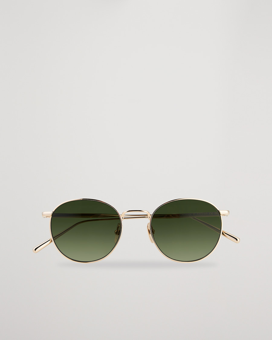 Herr | CHIMI Round Polarized Sunglasses Gold/Green | CHIMI | Round Polarized Sunglasses Gold/Green