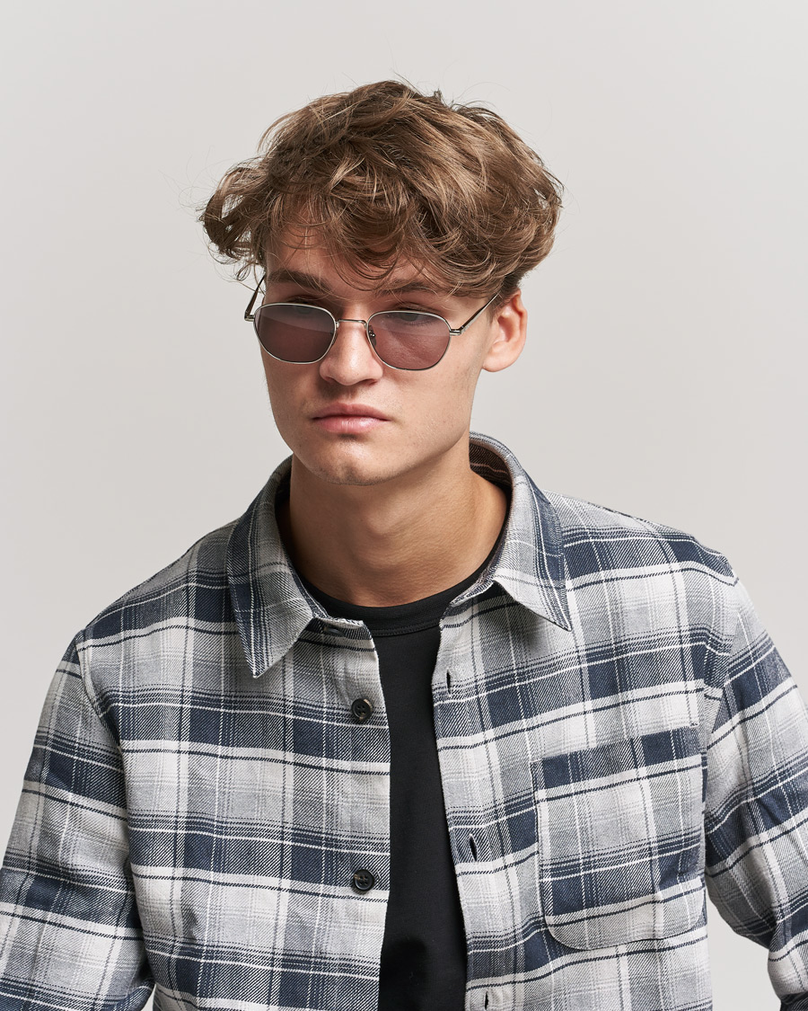 Herr | | CHIMI | Polygon Sunglasses Silver/Grey
