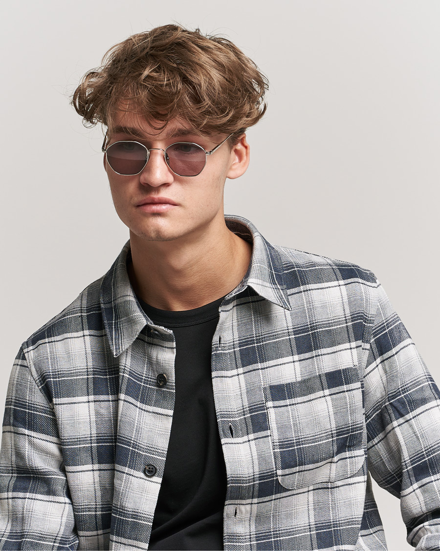 Herr | Solglasögon | CHIMI | Octagon Sunglasses Silver/Grey