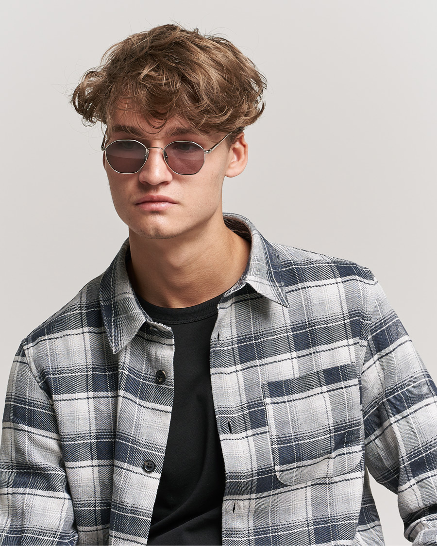 Herr |  | CHIMI | Octagon Sunglasses Silver/Grey