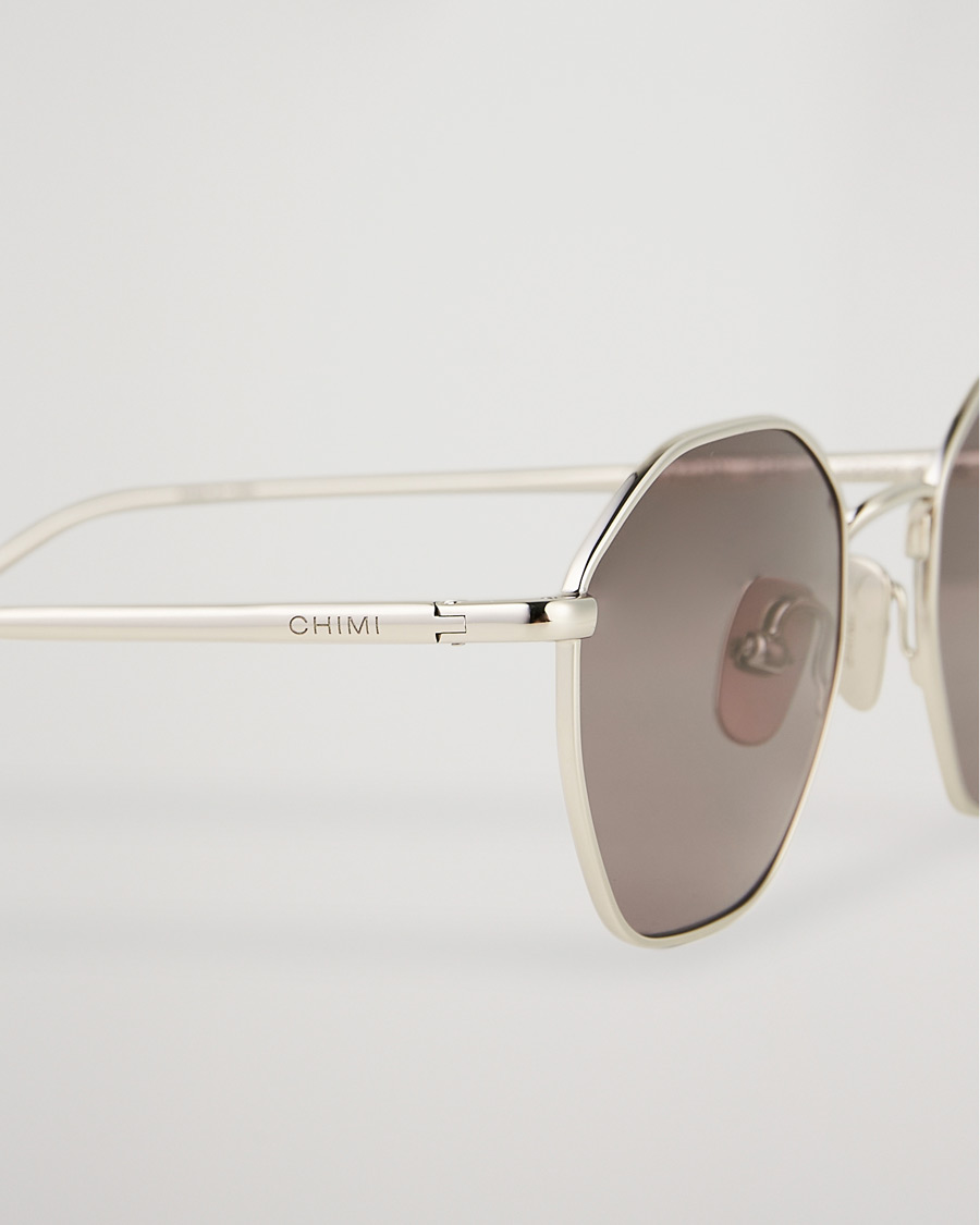Herr | CHIMI Octagon Sunglasses Silver/Grey | CHIMI | Octagon Sunglasses Silver/Grey