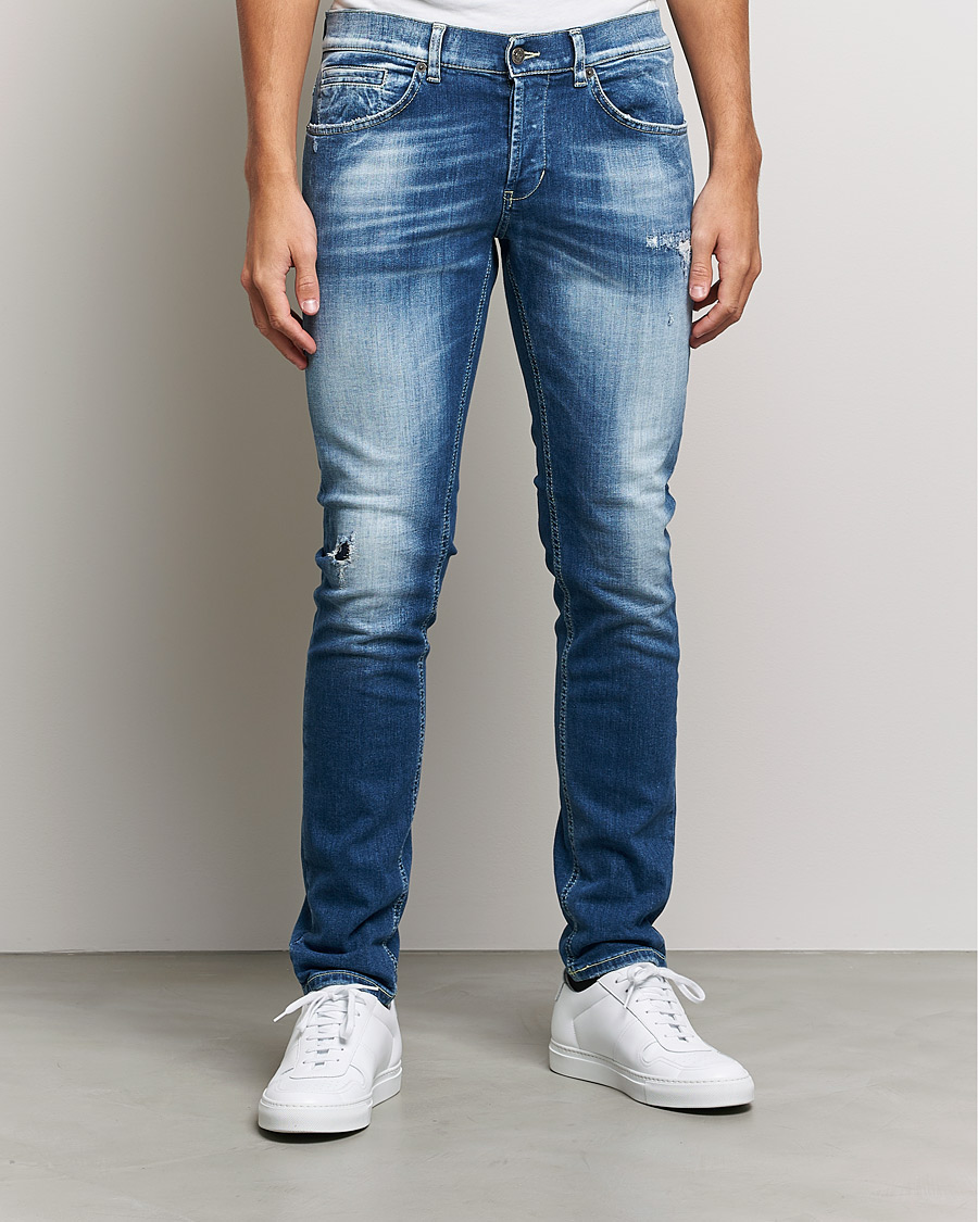 Herr | Jeans | Dondup | George Destroyed Jeans Blue