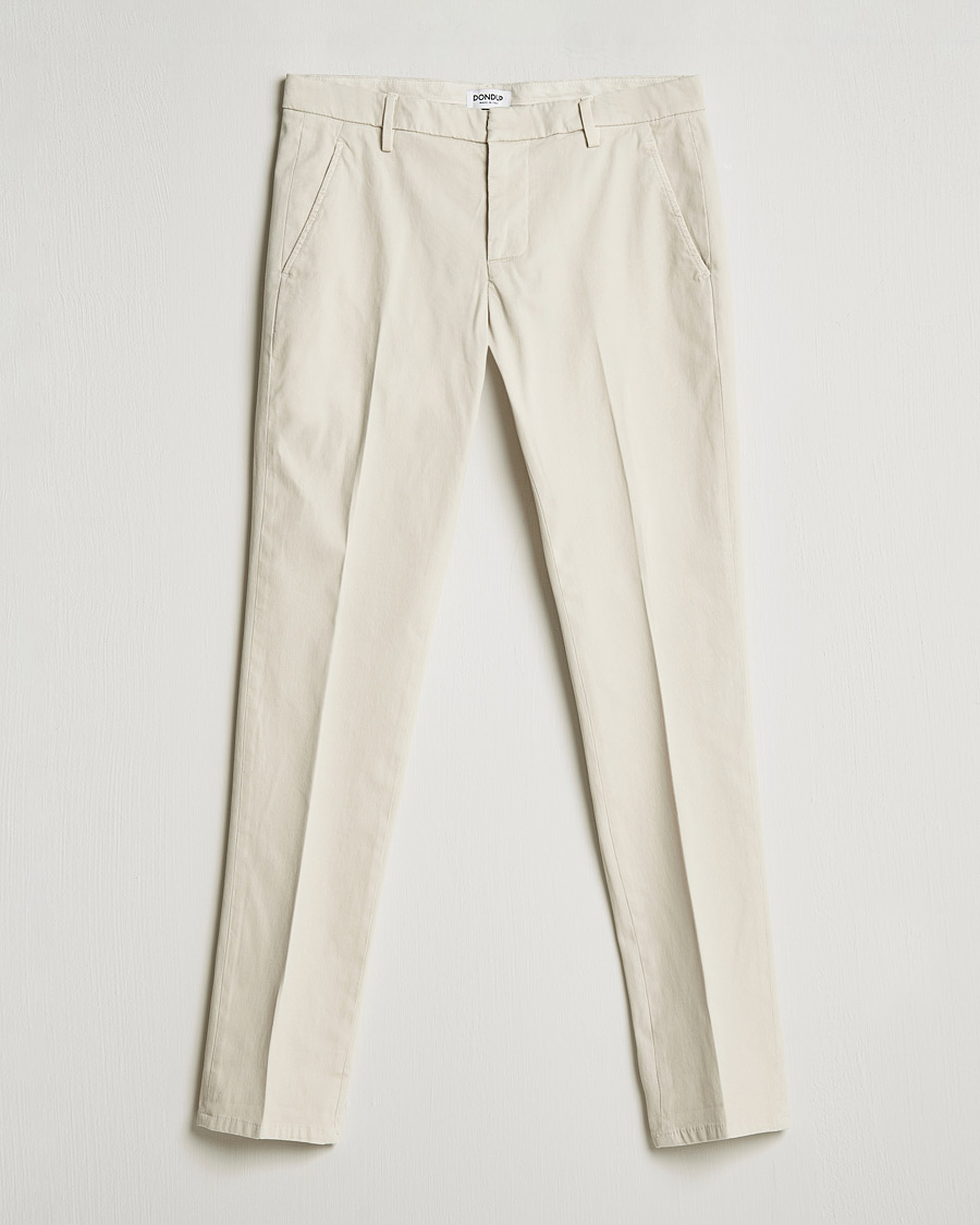 Herr | Byxor | Dondup | Gaubert Chinos  Offwhite