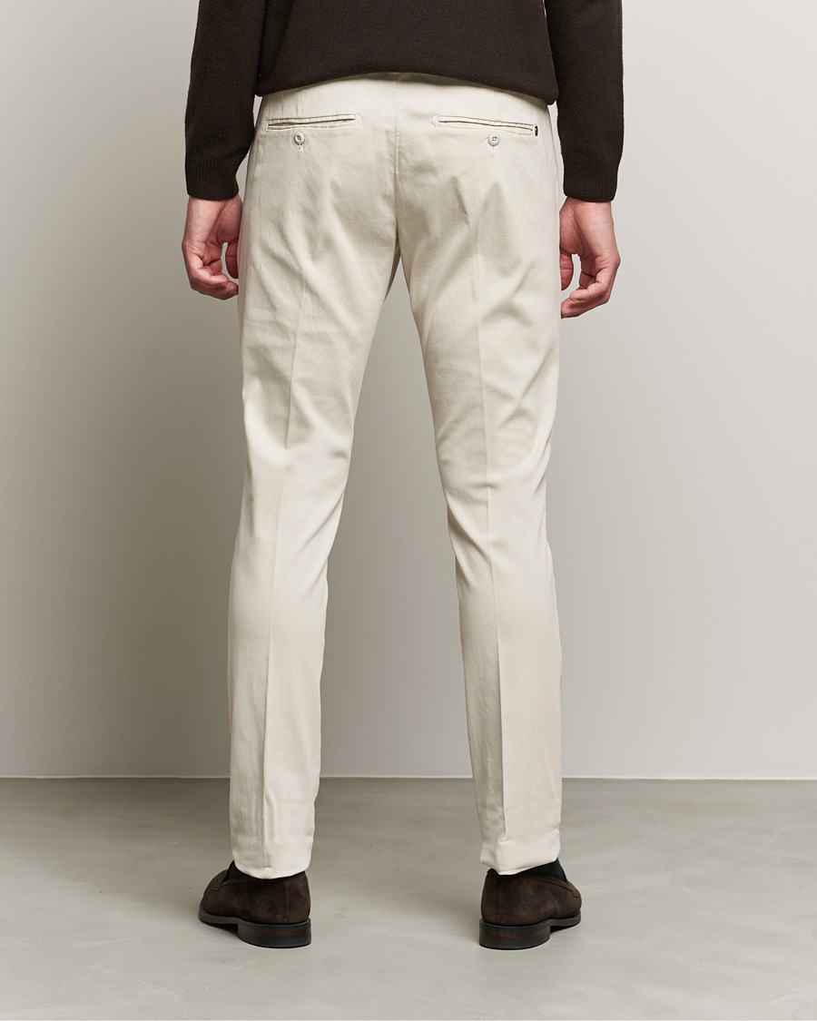 Herr | Byxor | Dondup | Gaubert Chinos  Offwhite