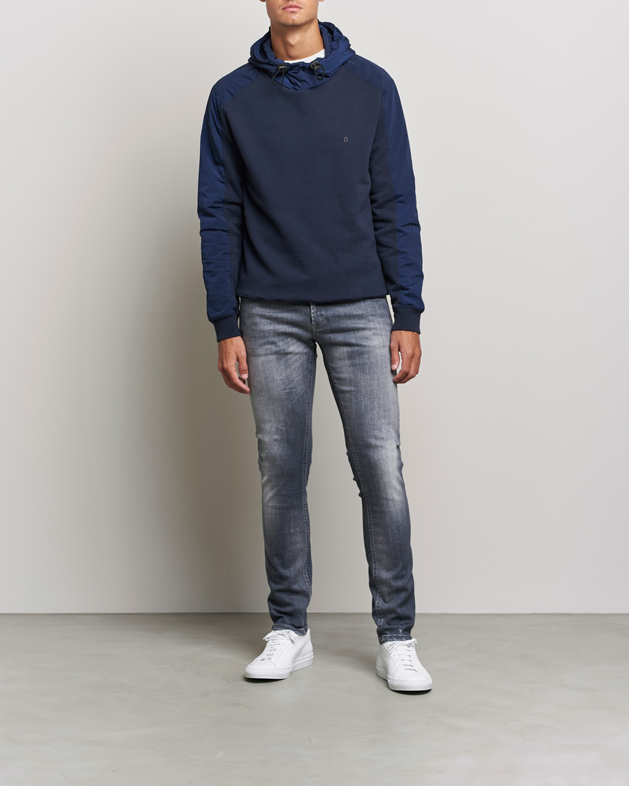 Herr | Tröjor | Dondup | Felpa Hoodie Navy