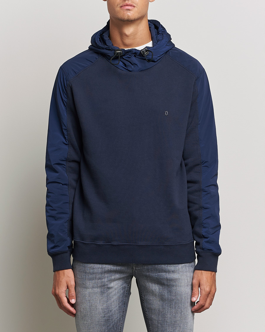 Herr | Tröjor | Dondup | Felpa Hoodie Navy