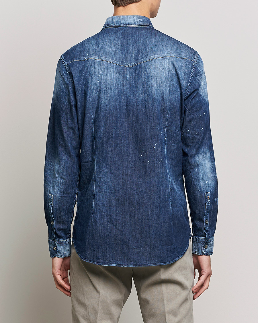 Herr | Skjortor | Dondup | Denim Shirt Blue