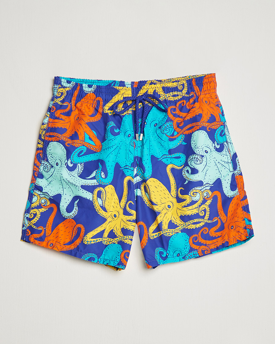 Herr | Badbyxor | Vilebrequin | Moorea Swim Shorts Purple Blue