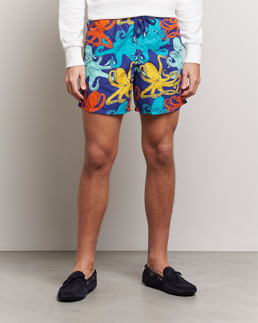 Herr | Vilebrequin | Vilebrequin | Moorea Swim Shorts Purple Blue
