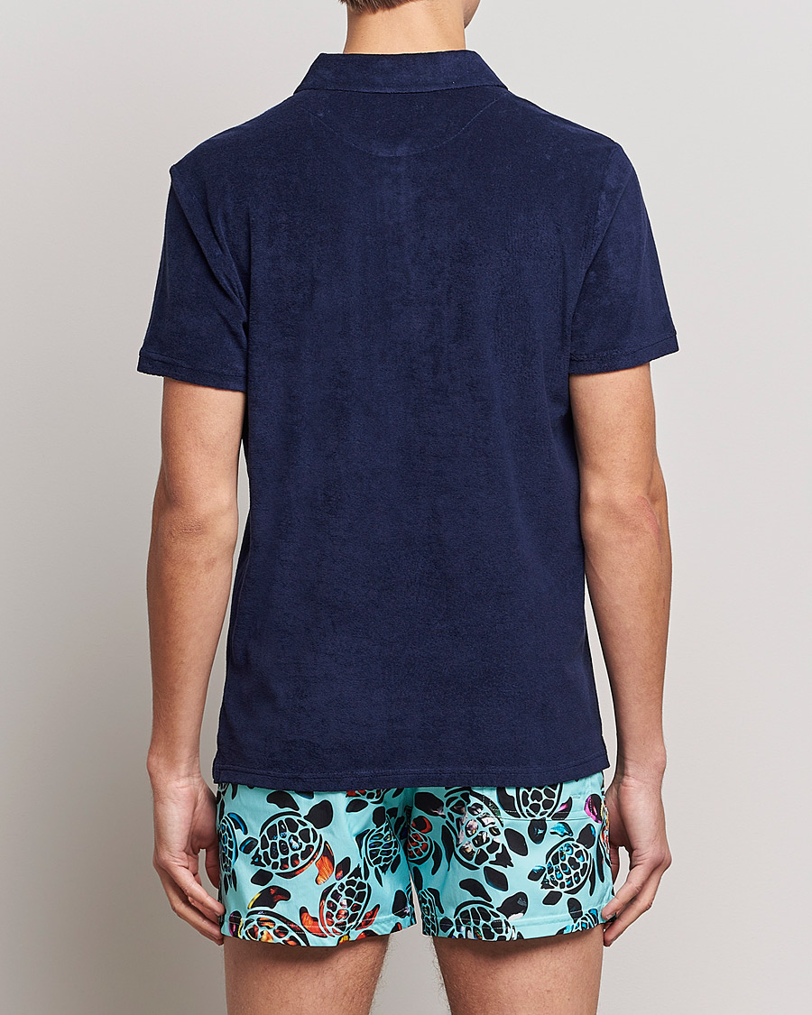 Herr | Skjortor | Vilebrequin | Phoenix Terry Shirt Bleu Marine