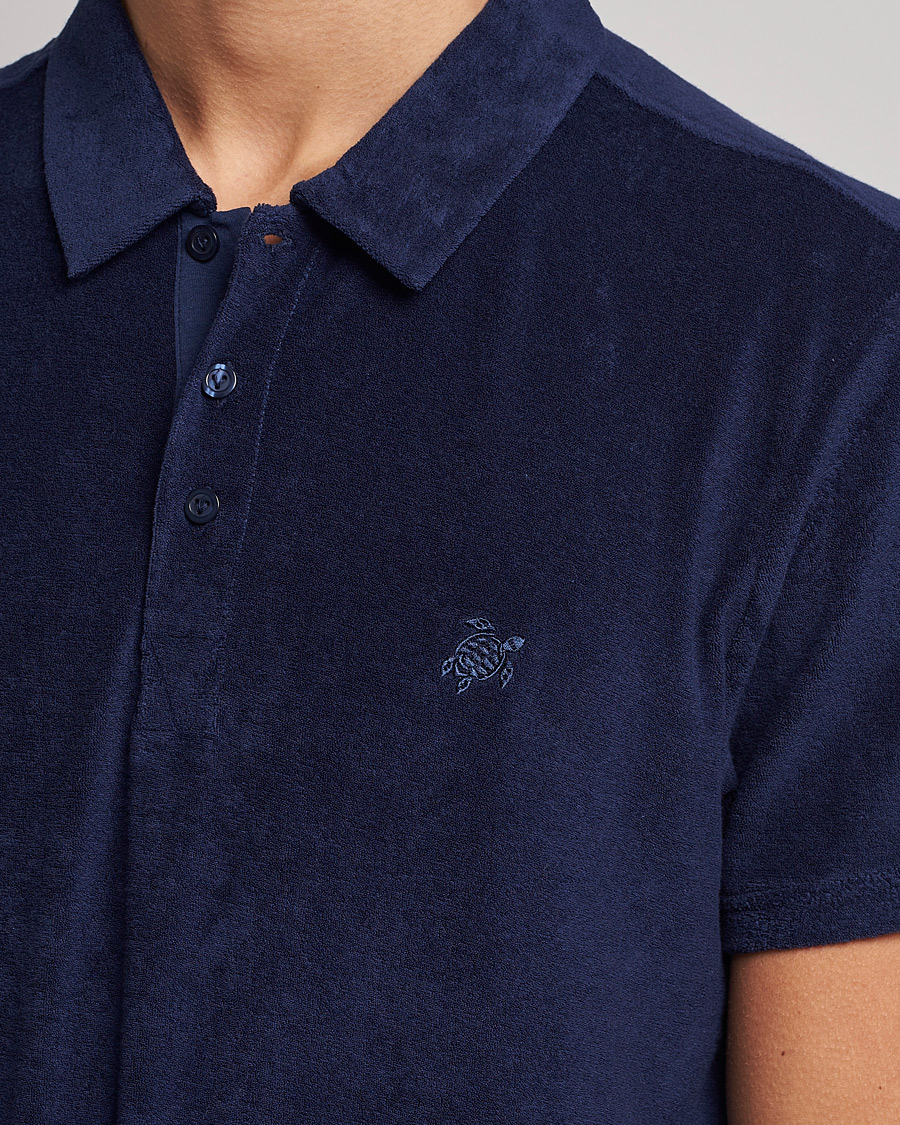 Herr | Skjortor | Vilebrequin | Phoenix Terry Shirt Bleu Marine