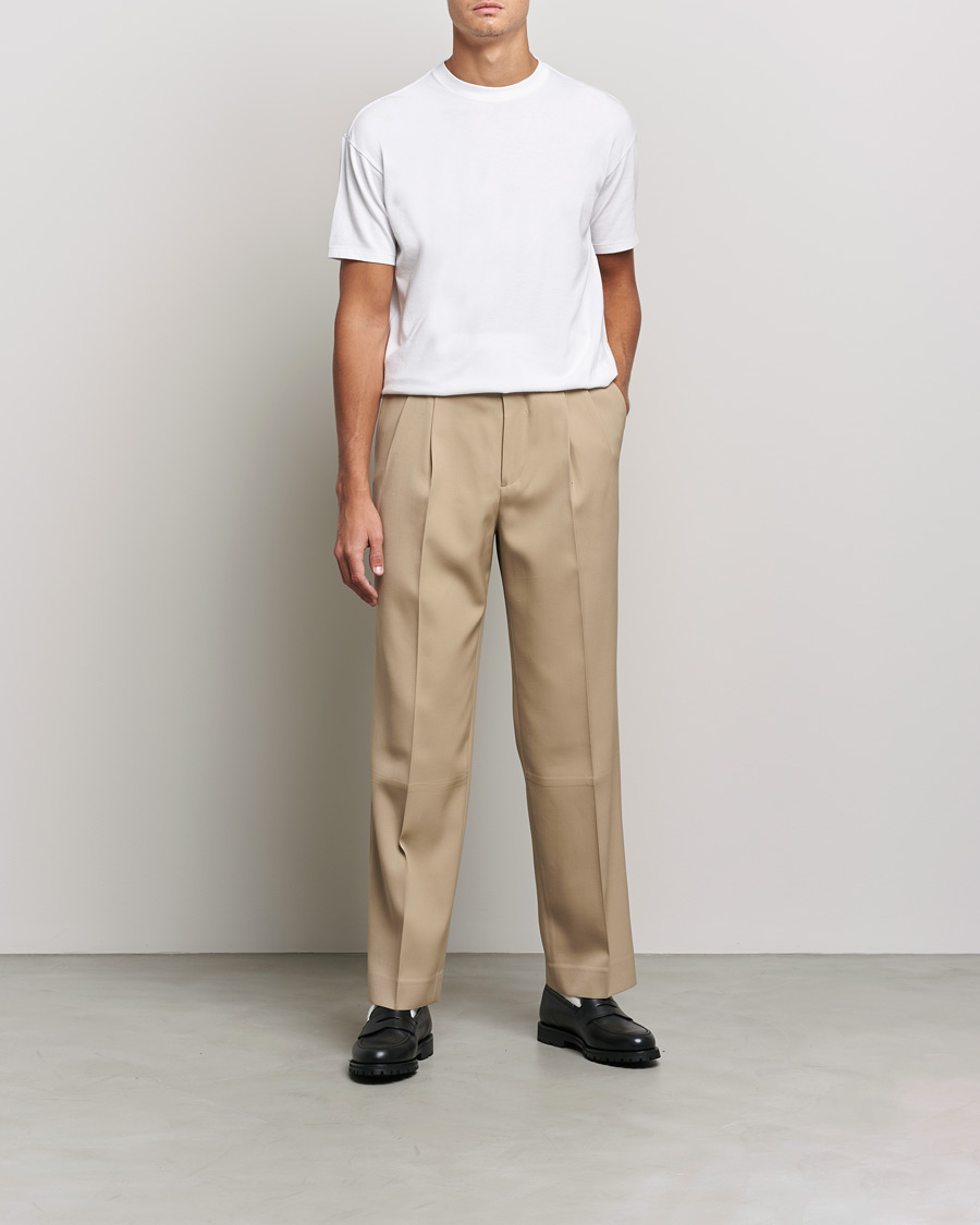 Herr | T-Shirts | Auralee | Seamless Crewneck T-Shirt White