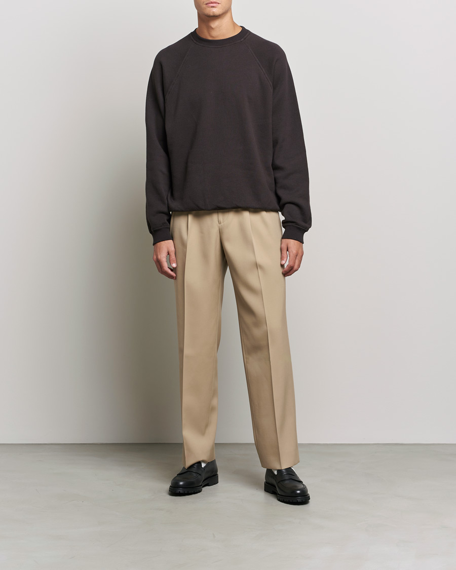 Herr | Tröjor | Auralee | Fluffy Sweatshirt Dark Brown