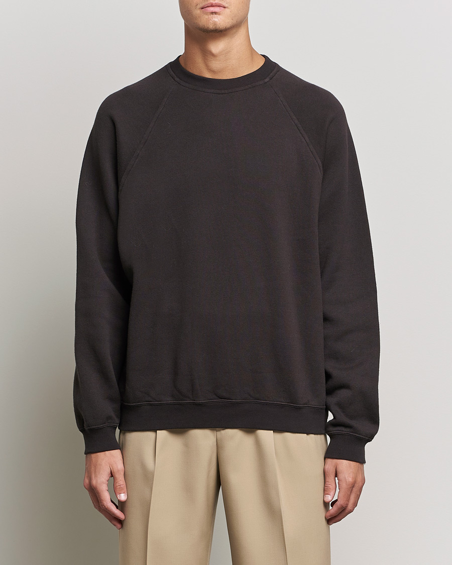 Herr | Tröjor | Auralee | Fluffy Sweatshirt Dark Brown