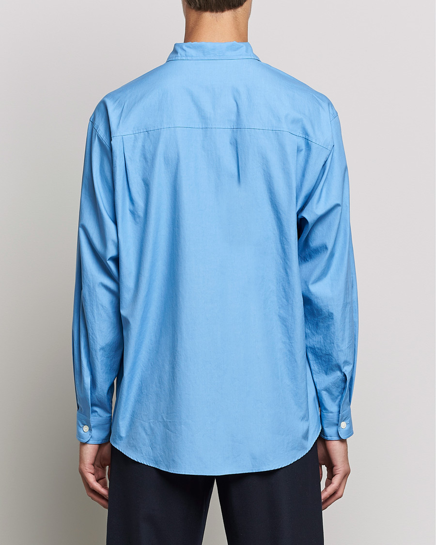 Herr | Skjortor | Auralee | Finx Twill Shirt Clear Blue