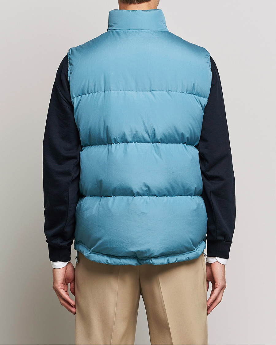 Herr | Jackor | Auralee | Suvin Down Vest Cerulean Blue