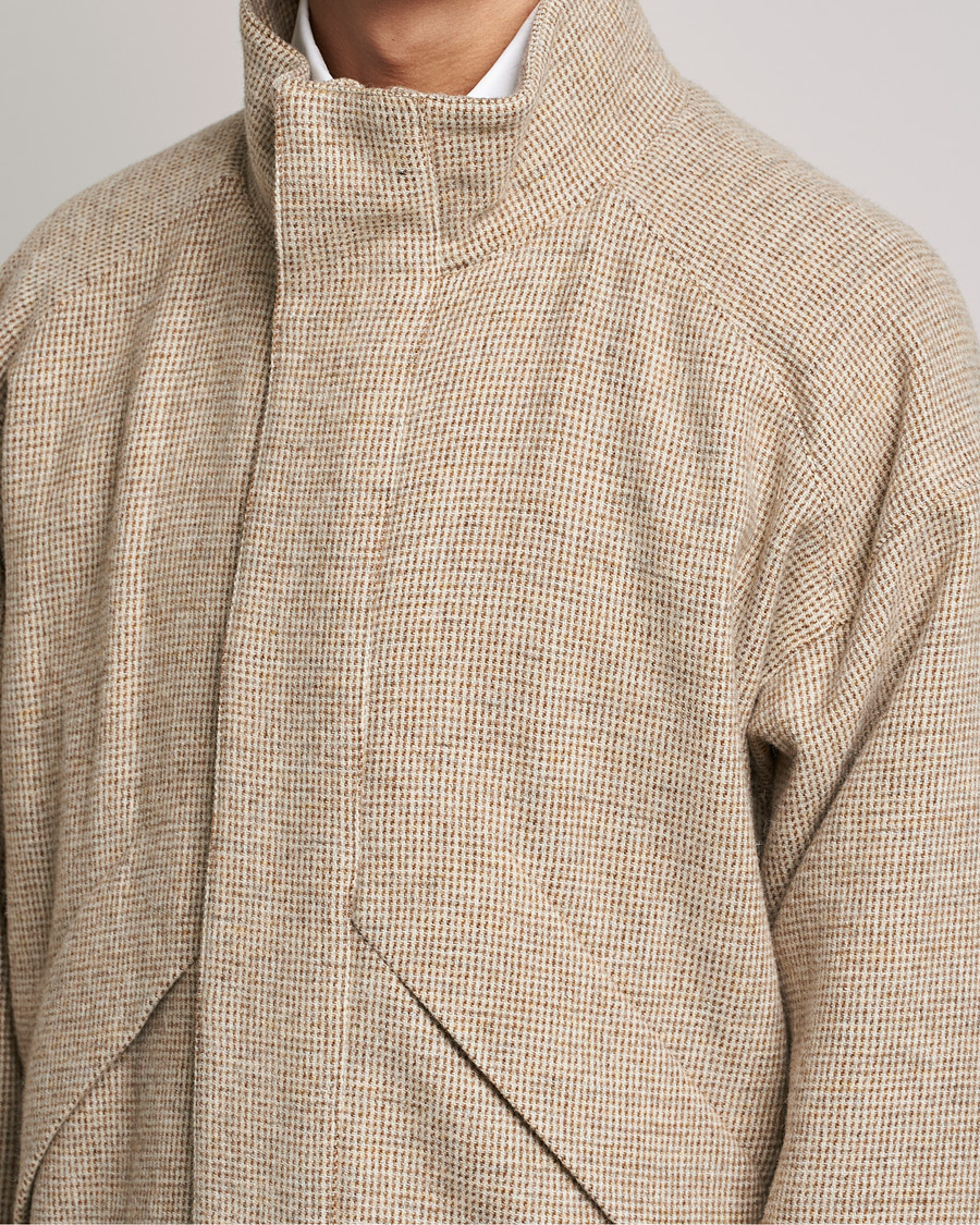 Herr | Jackor | Auralee | Light Tweed Zip Blouson Beige
