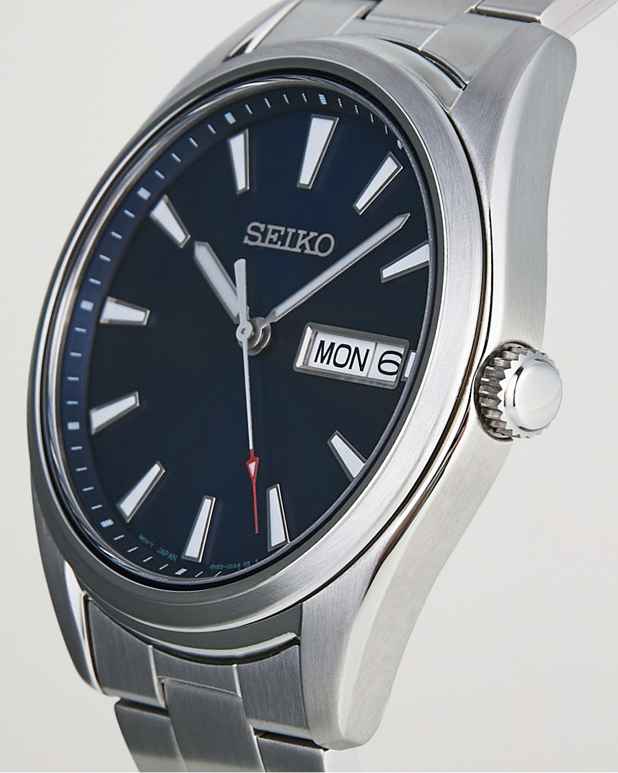 Herr |  | Seiko | Classic Day Date 40mm Steel Blue Dial