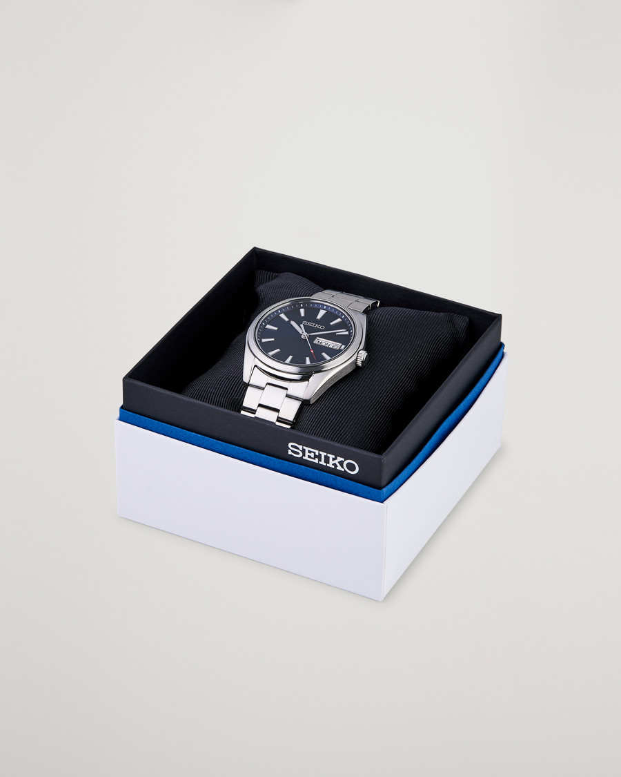 Herr | Seiko Classic Day Date 40mm Steel Blue Dial | Seiko | Classic Day Date 40mm Steel Blue Dial