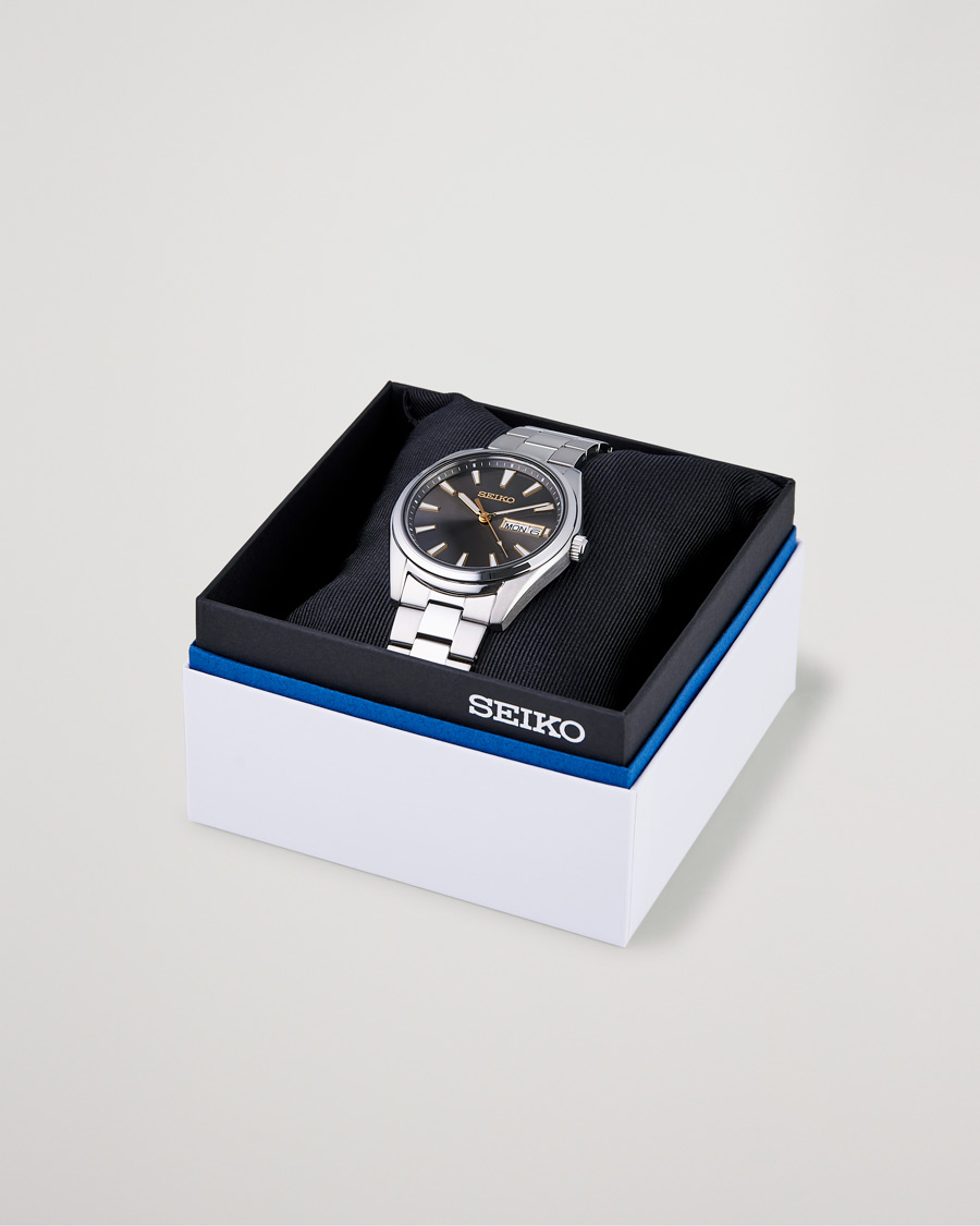 Herr | Seiko Classic Day Date 40mm Steel Grey Dial | Seiko | Classic Day Date 40mm Steel Grey Dial
