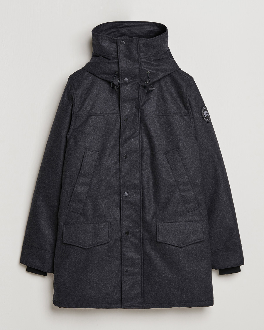 Herr | Jackor | Canada Goose Black Label | Canada Goose Langford Wool Parka Carbon Melange