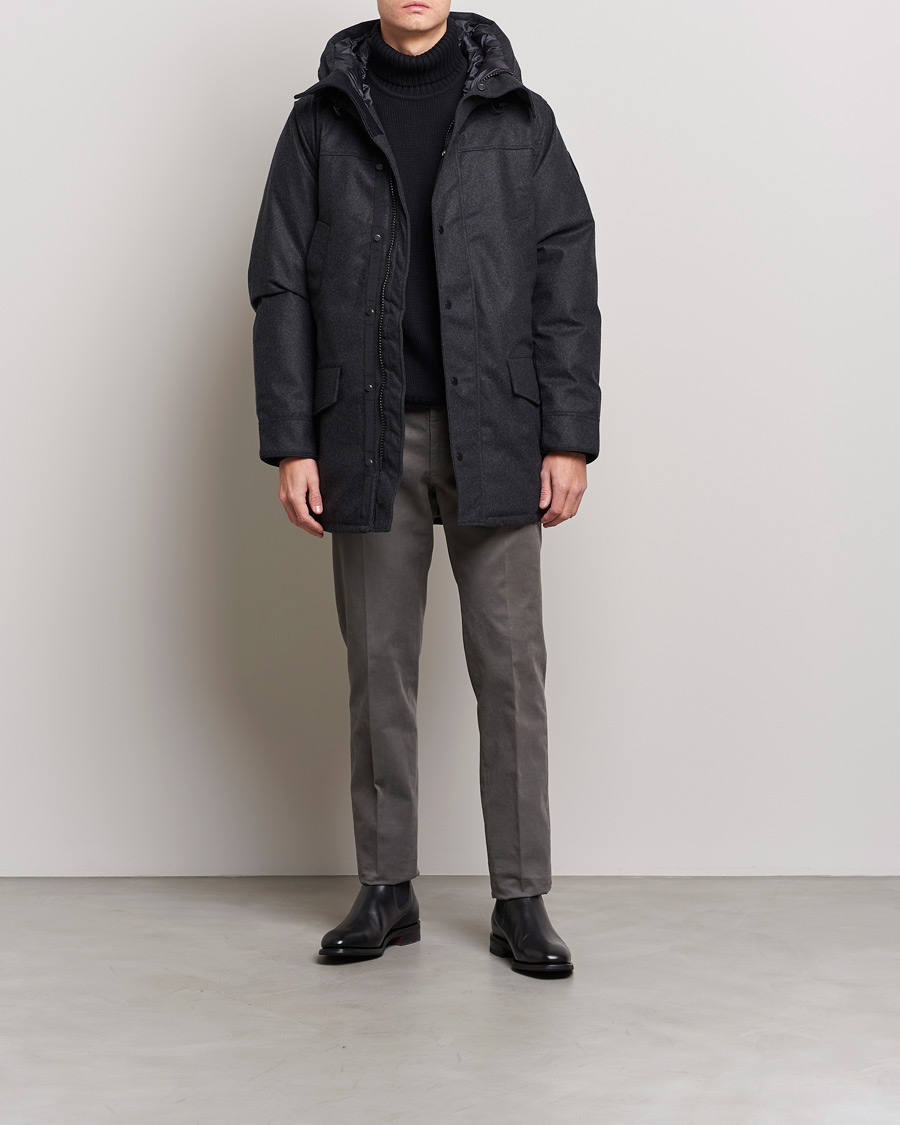 Herr | Jackor | Canada Goose Black Label | Canada Goose Langford Wool Parka Carbon Melange