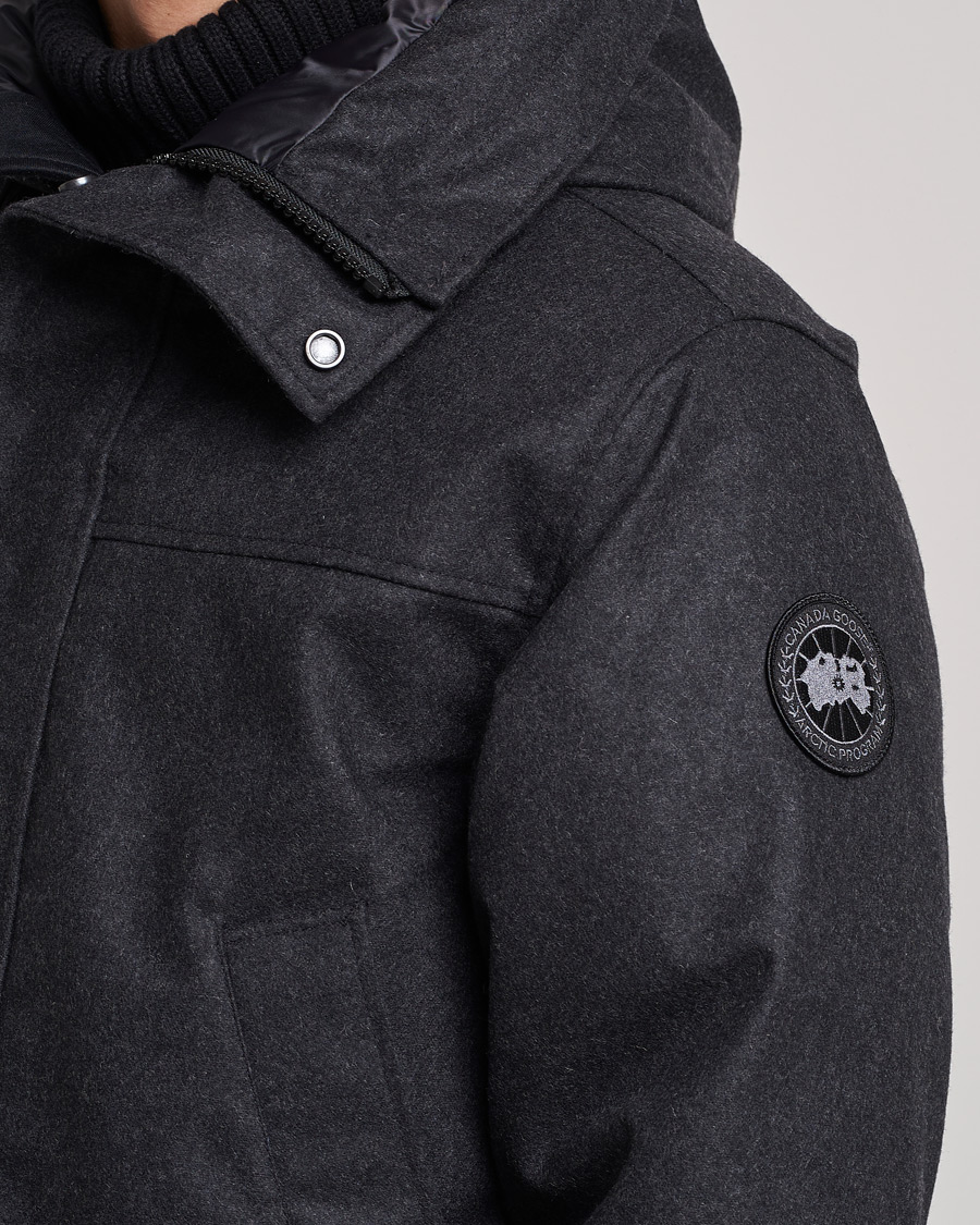 Herr | Jackor | Canada Goose Black Label | Canada Goose Langford Wool Parka Carbon Melange