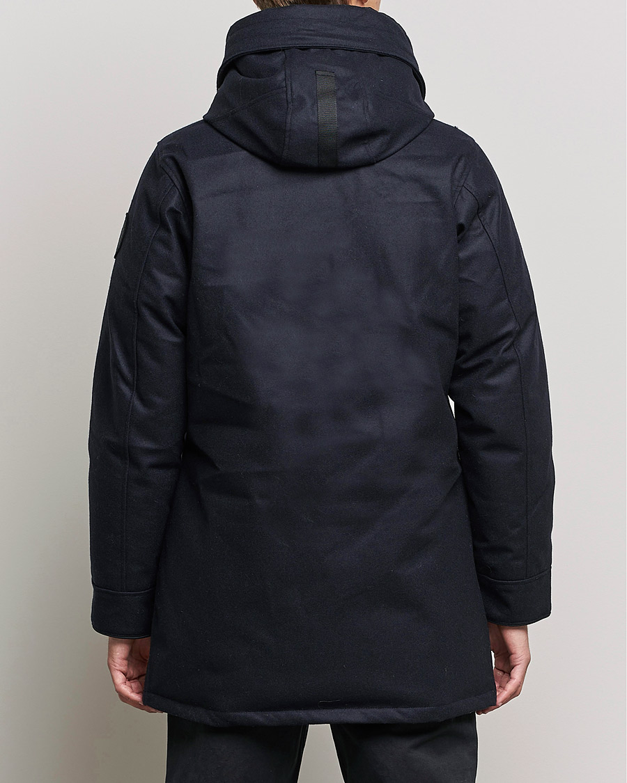 Herr | Jackor | Canada Goose Black Label | Canada Goose Langford Wool Parka Atlantic Navy Melange