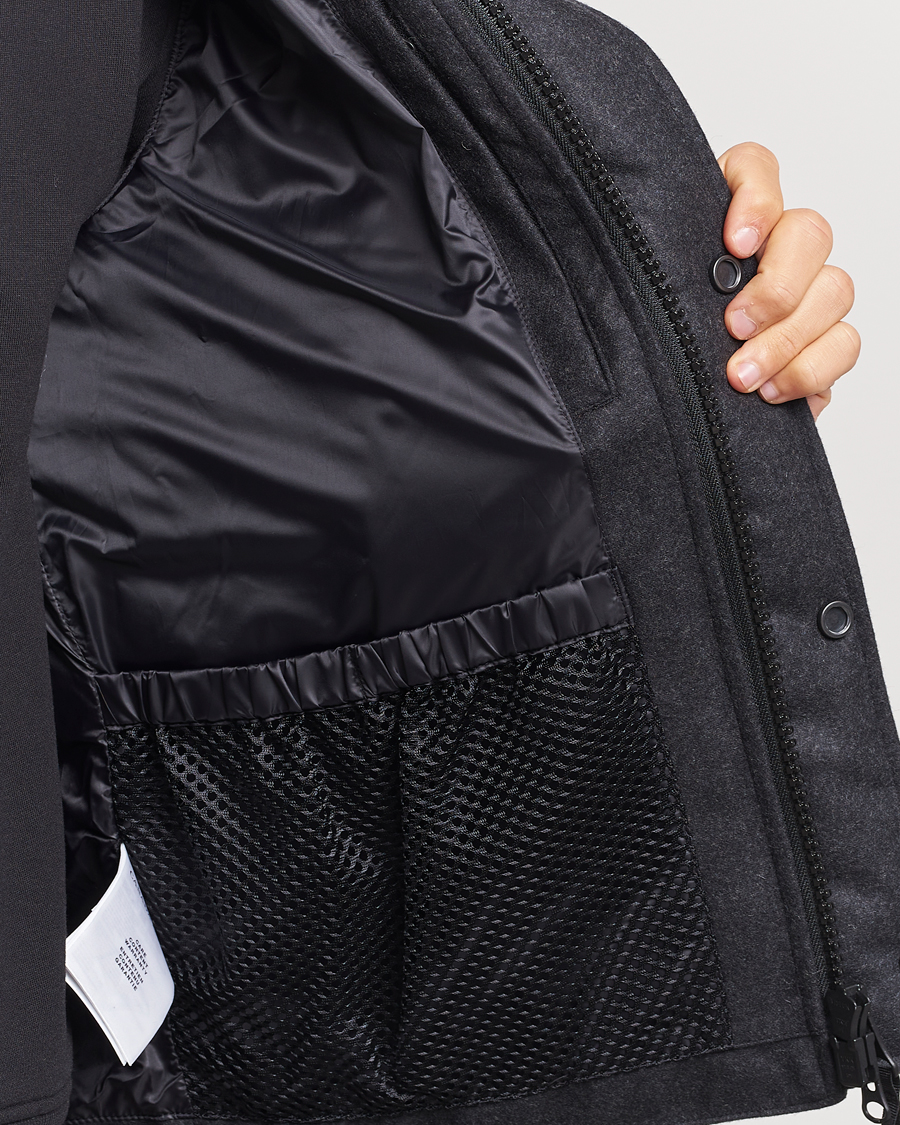 Herr | Jackor | Canada Goose Black Label | Canada Goose Garson Wool Vest Carbon Melange