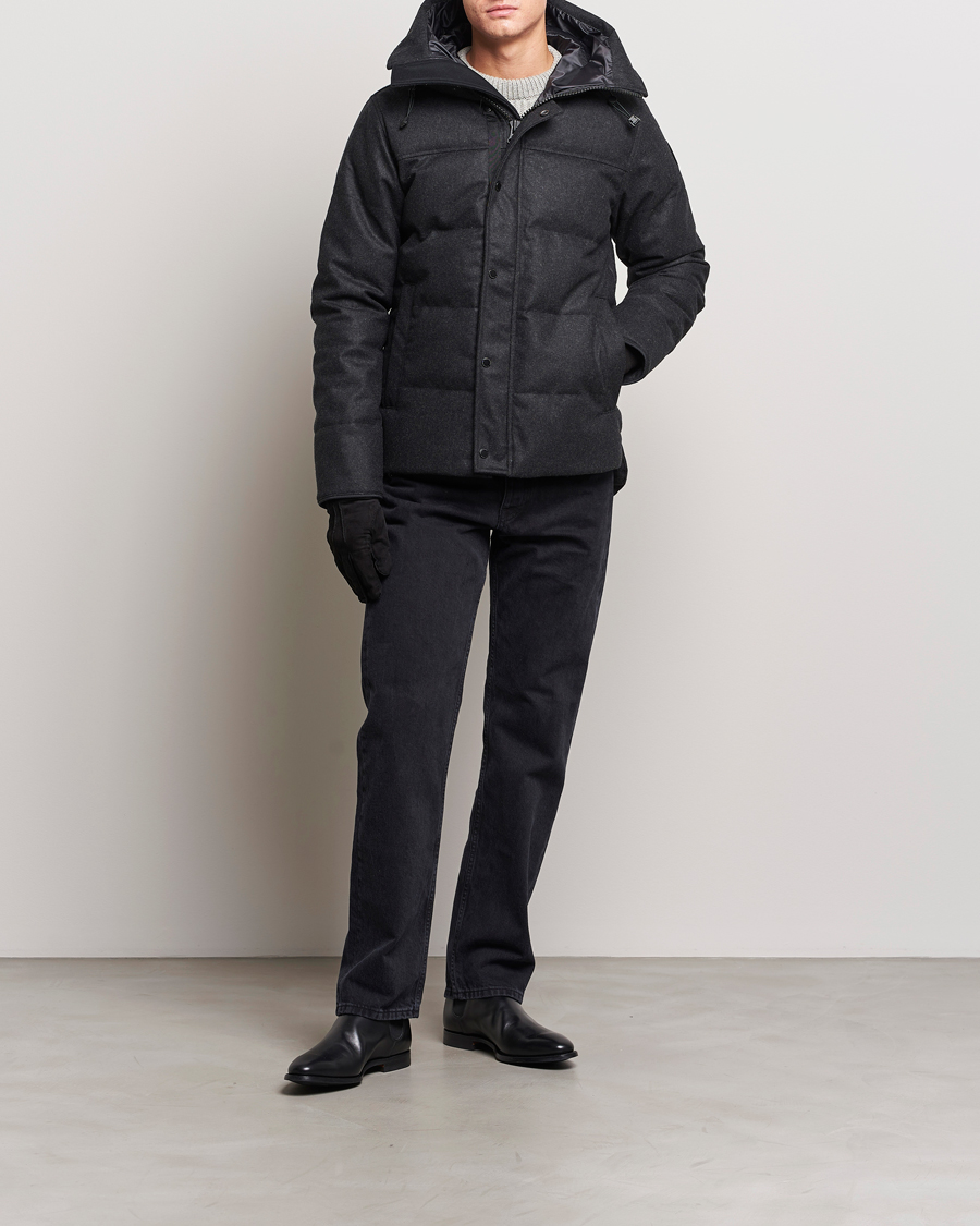 Herr | Jackor | Canada Goose Black Label | Canada Goose Macmillan Wool Parka Carbon Melange