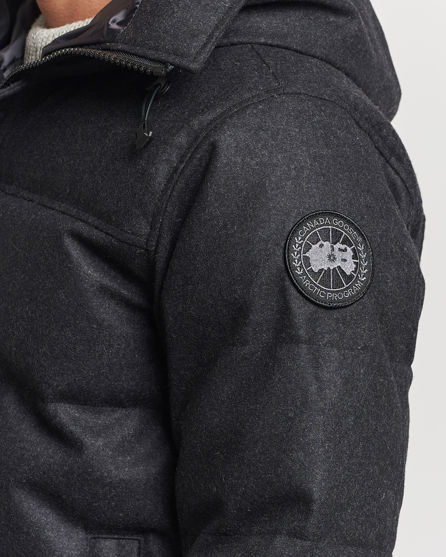 Herr | Jackor | Canada Goose Black Label | Canada Goose Macmillan Wool Parka Carbon Melange