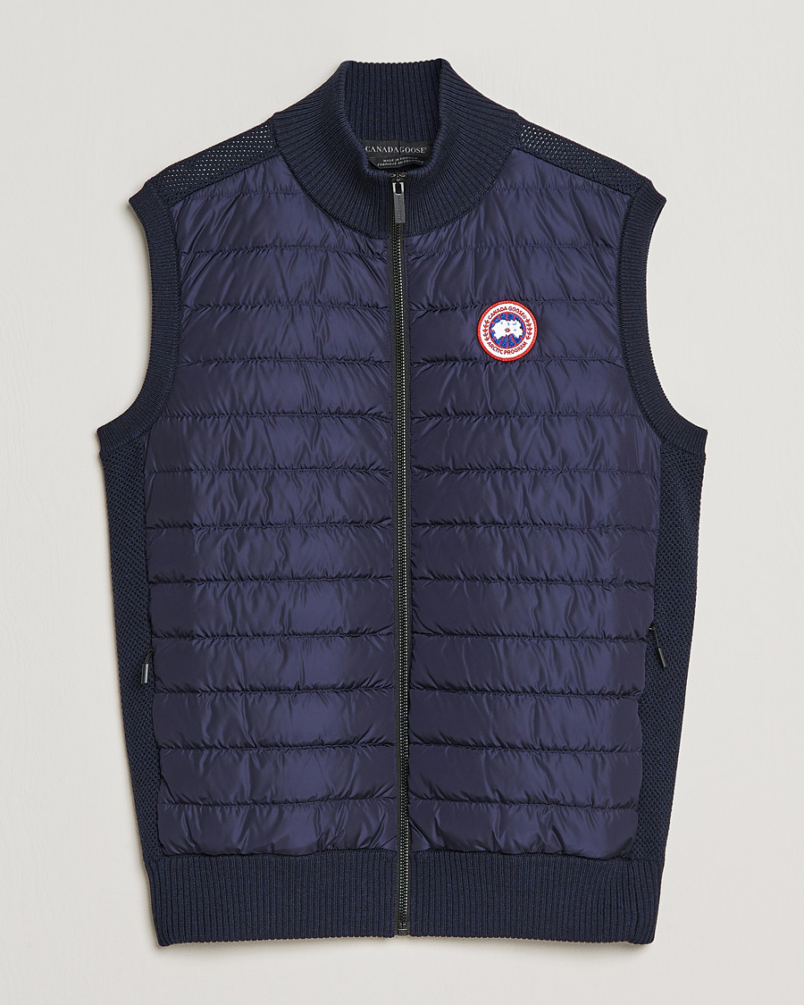 Herr | Västar | Canada Goose | Hybridge Knit Vest Navy