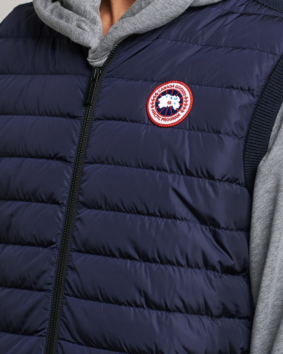 Herr | Västar | Canada Goose | Hybridge Knit Vest Navy