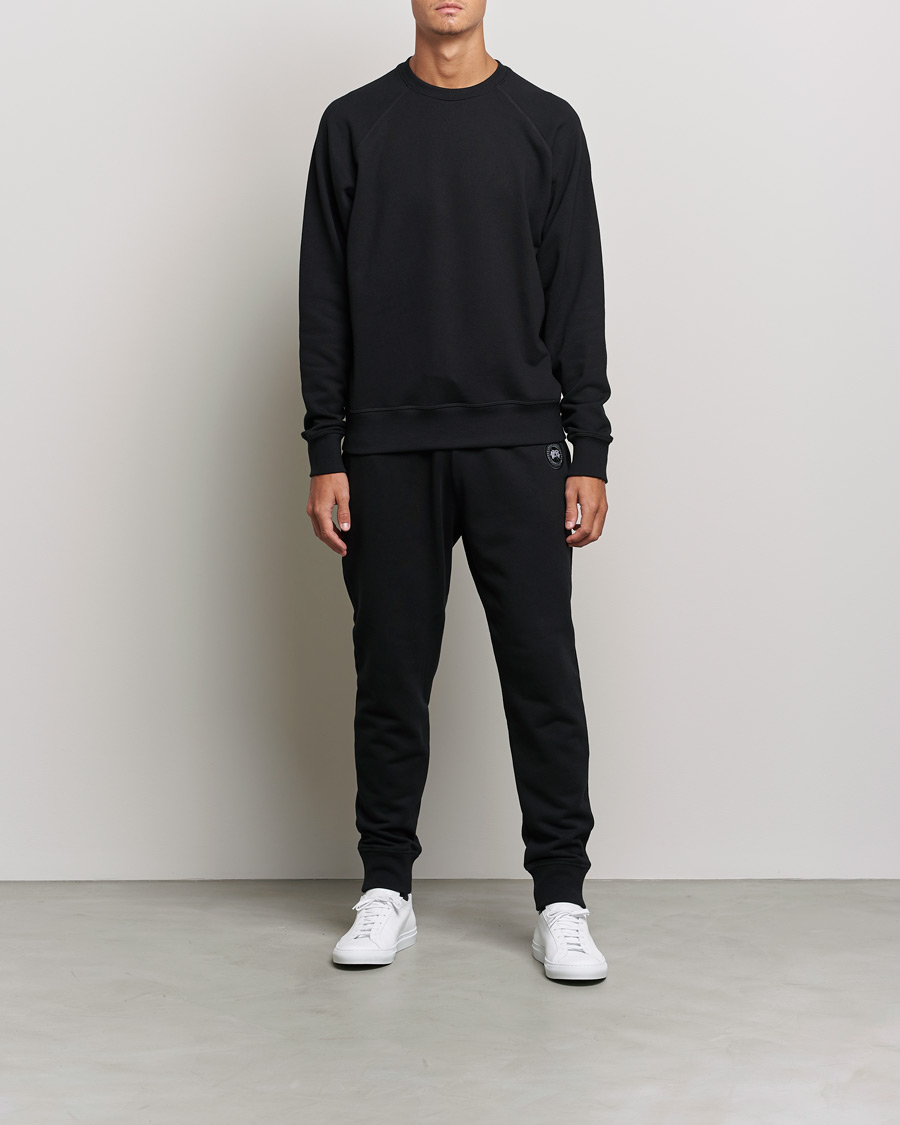 Herr | Tröjor | Canada Goose Black Label | Huron Crewneck Black