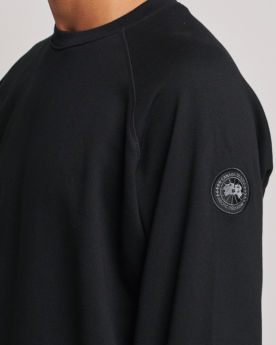 Herr | Tröjor | Canada Goose Black Label | Huron Crewneck Black