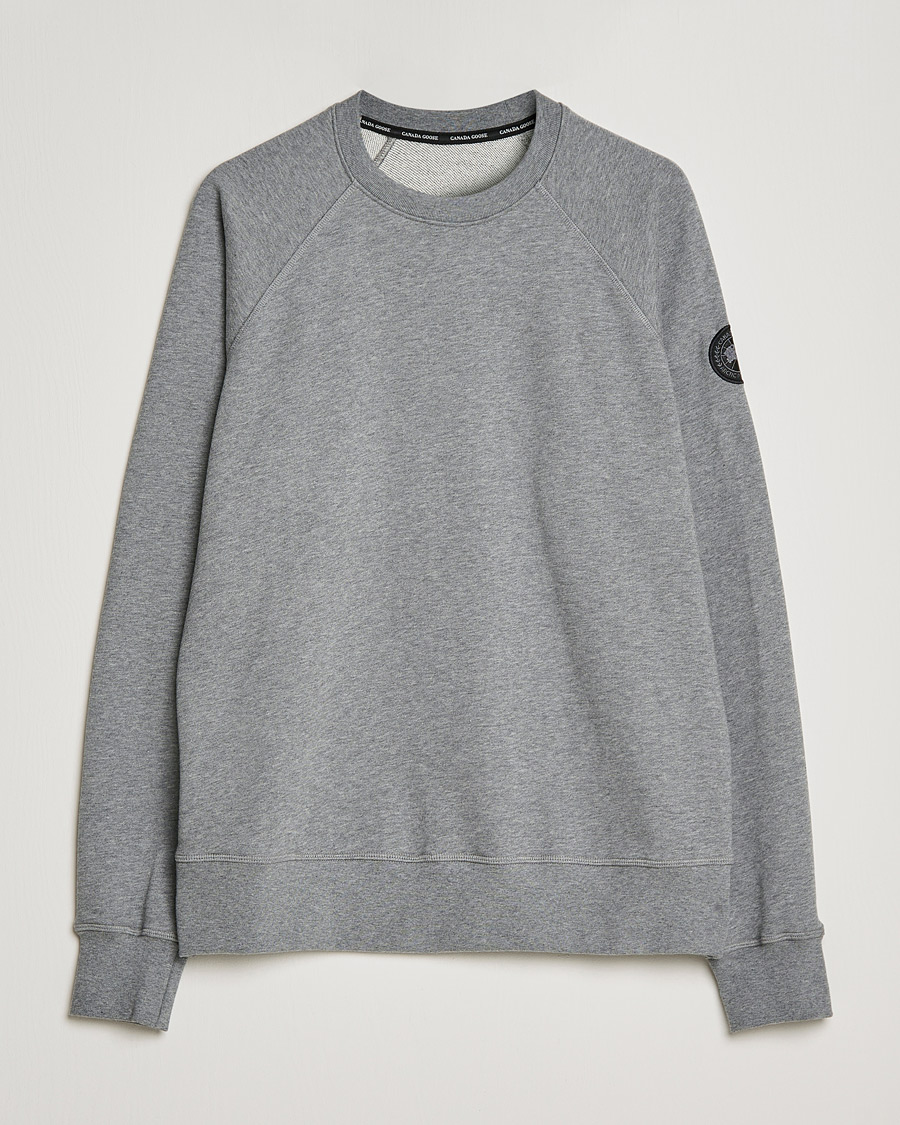 Herr | Tröjor | Canada Goose Black Label | Huron Crewneck Stone Heather