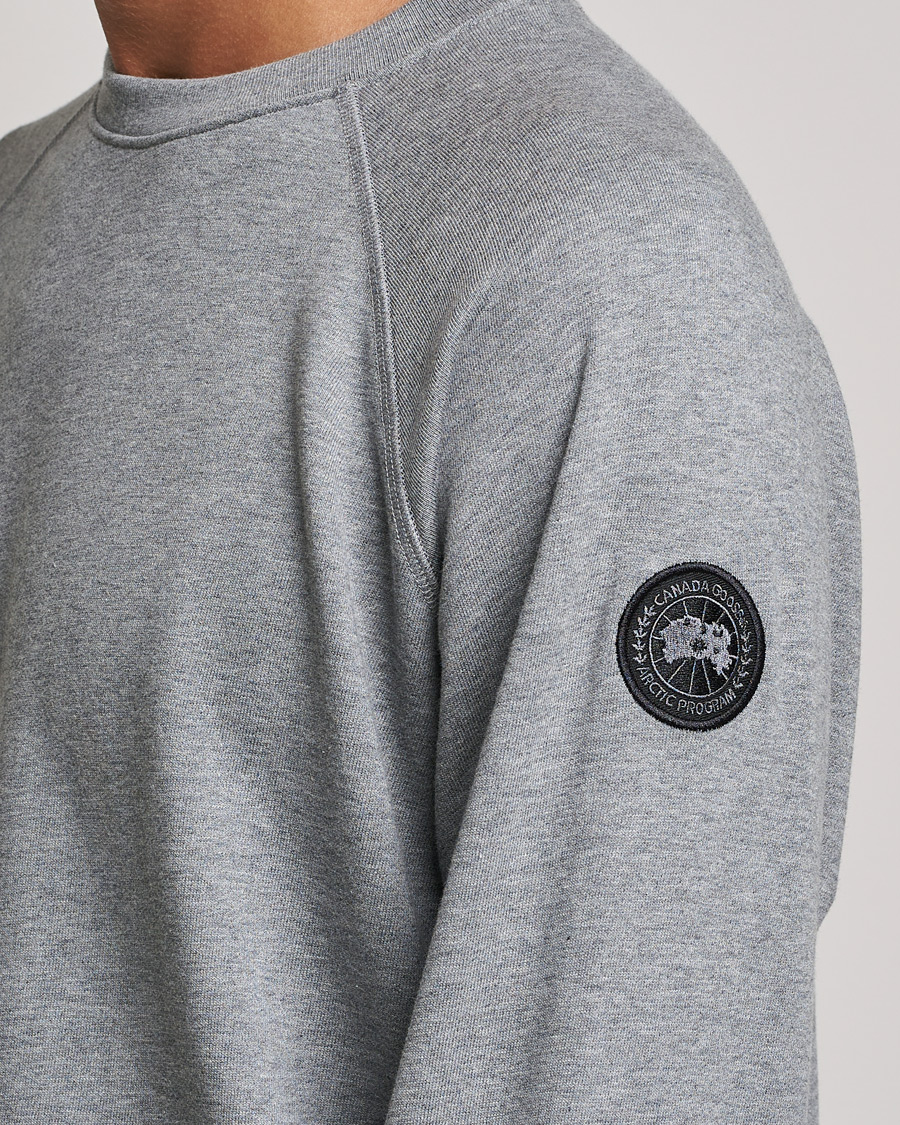 Herr | Tröjor | Canada Goose Black Label | Huron Crewneck Stone Heather