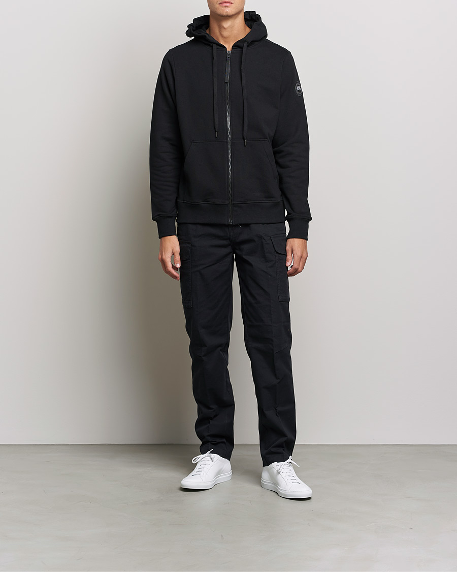 Herr | Tröjor | Canada Goose Black Label | FZ Loopback Hoody Black