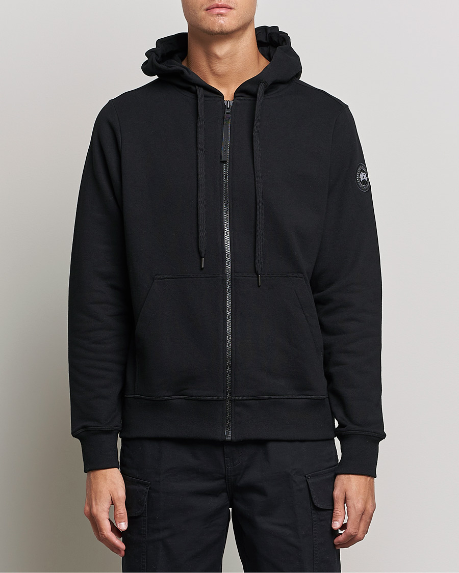Herr | Tröjor | Canada Goose Black Label | FZ Loopback Hoody Black