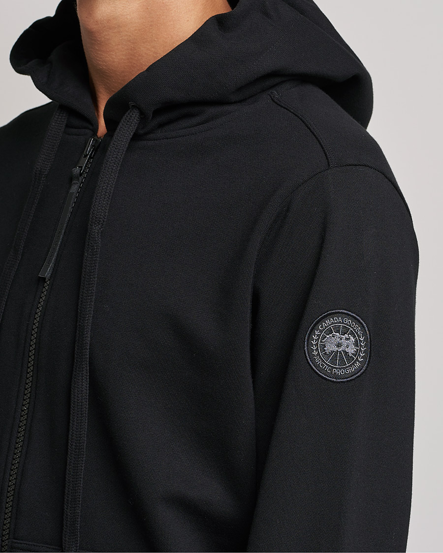 Herr | Tröjor | Canada Goose Black Label | FZ Loopback Hoody Black