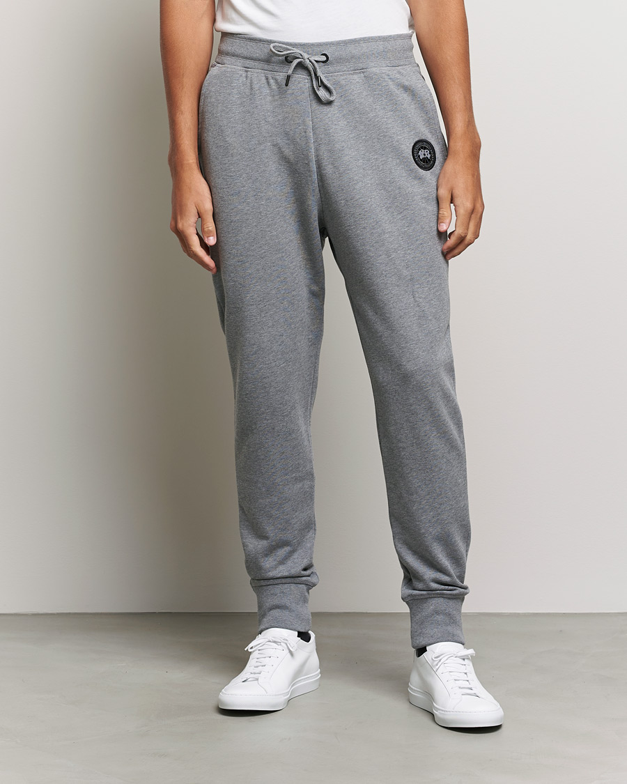 Herr | Mjukisbyxor | Canada Goose Black Label | Huron Sweatpants Stone Heather