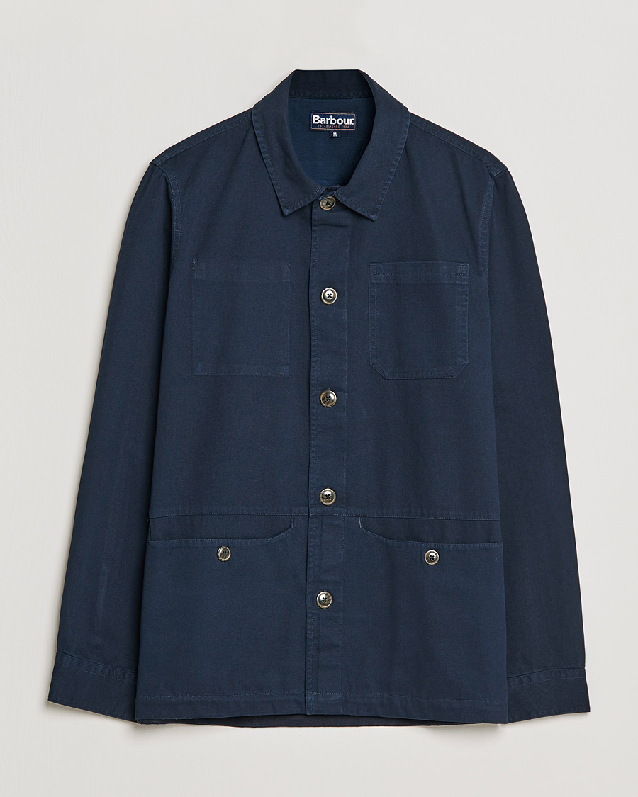 Herr | Skjortor | Barbour Lifestyle | Dene Overshirt Navy
