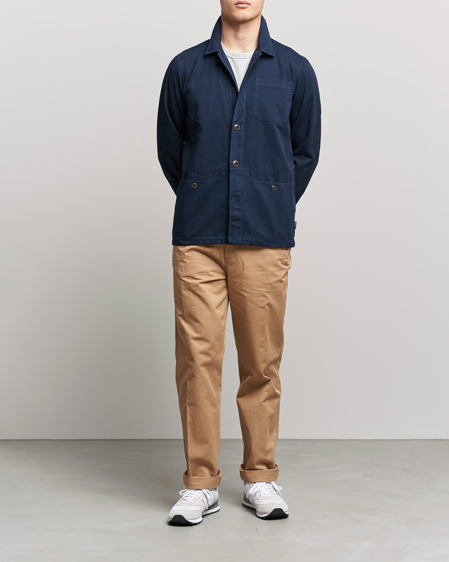 Herr | Skjortor | Barbour Lifestyle | Dene Overshirt Navy