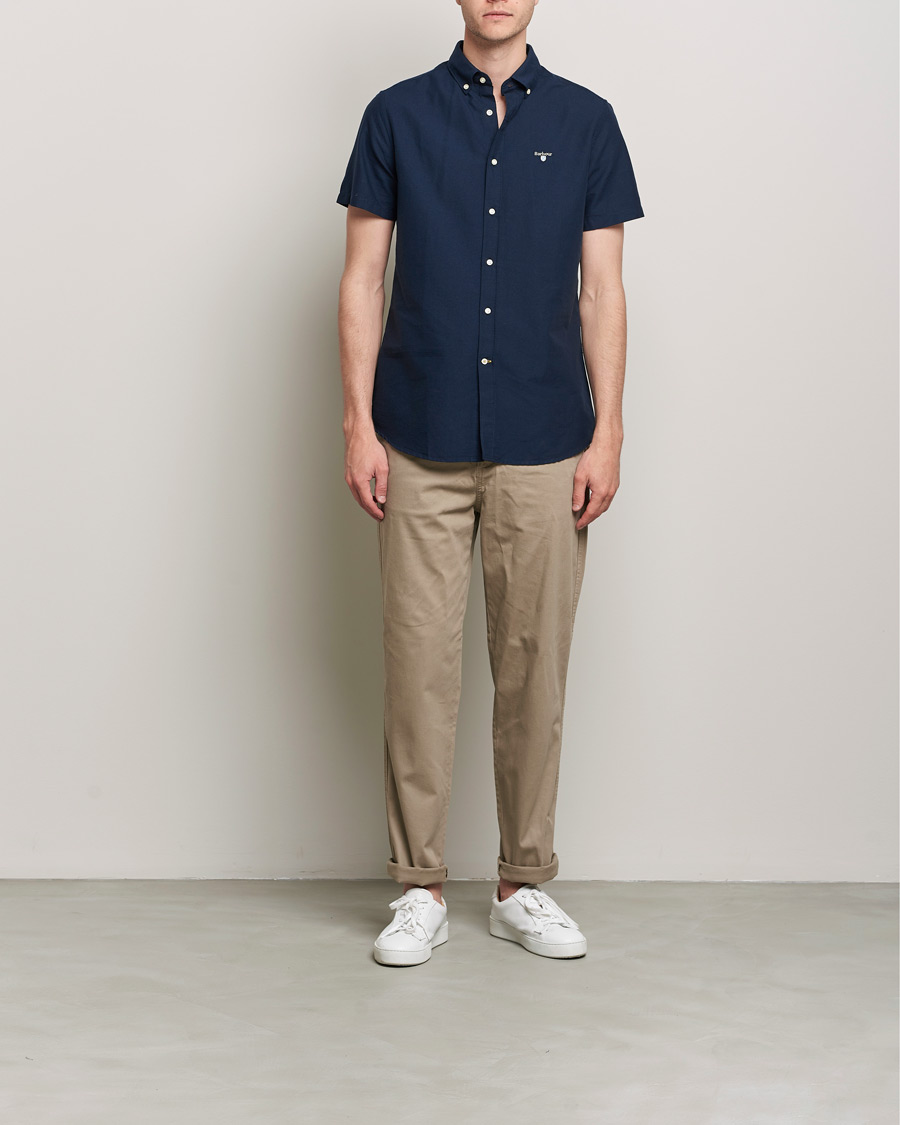 Herr | Kortärmade skjortor | Barbour Lifestyle | Oxford 3 Short Sleeve Shirt Navy