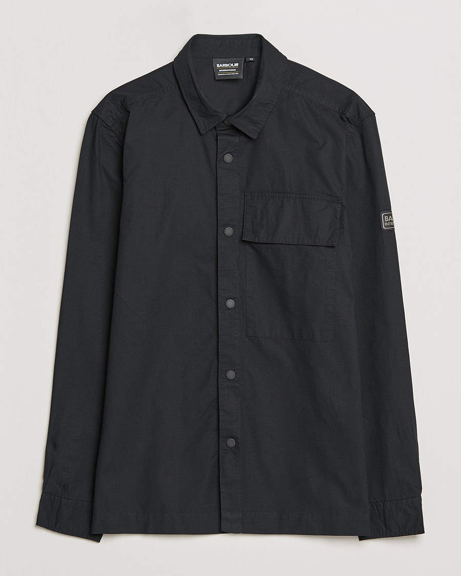 Herr | Skjortor | Barbour International | Battery Overshirt Black